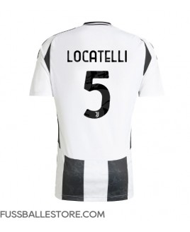 Günstige Juventus Manuel Locatelli #5 Heimtrikot 2024-25 Kurzarm